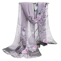 Han Wo Snow Textile Beatle Silk Scarf Printed National Wind Air Conditioning Shawl Beach scarves scarves 50x150cm