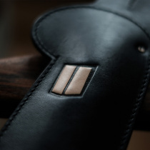 KONGLONGMOGU vegetable tanned first layer cowhide handmade tide monster men and women cute cartoon key bag pointed-eared rabbit