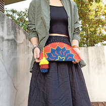 6 25 live broadcast-Colombian hand-woven WAYUU single-share dumpling bag