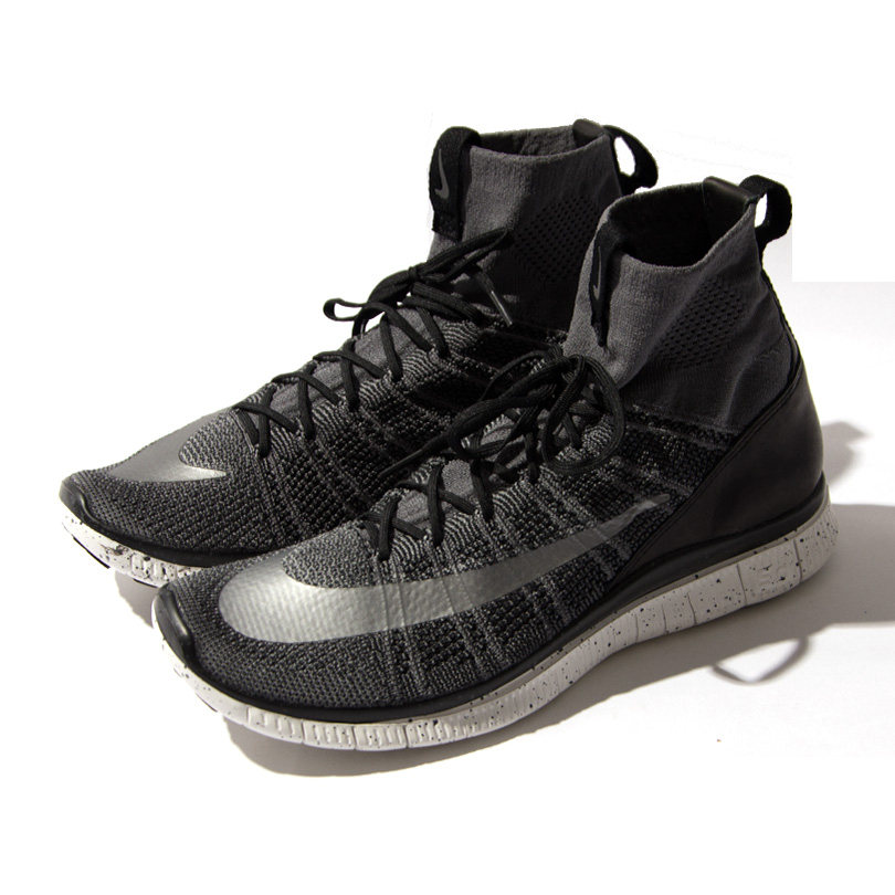 【抓地力】nike free flyknit mercurial 黑银 吕布 805554-004
