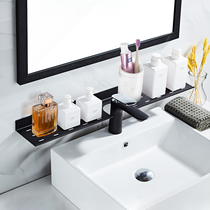 Washbasin washbasin Toilet Desk Shelve Toilet Wall-mounted Bathroom containing frame Toilet Mirror Front Frame free of punch