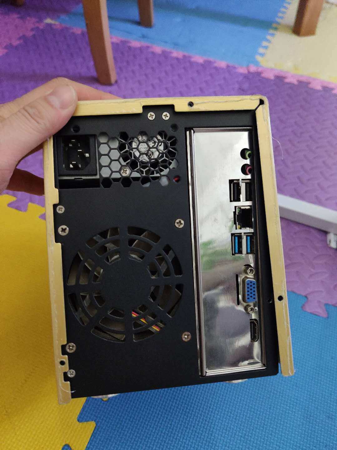 四核n3160迷你工控高清家用办公htpc主机4g60g云存储nasj1900