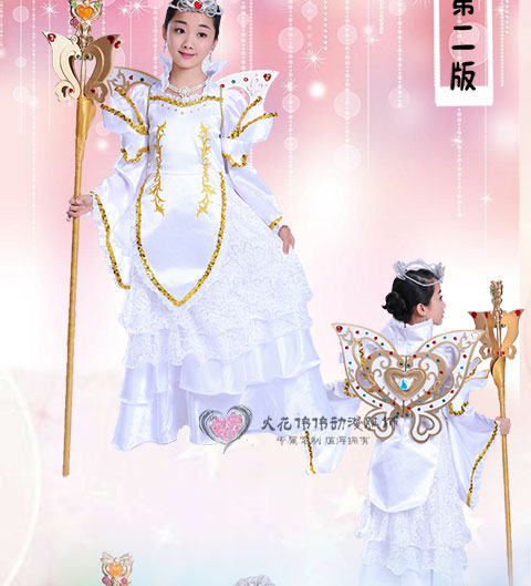 cosplay动漫女装巴拉拉小魔仙服装魔仙女王公主裙cos日常成人儿童