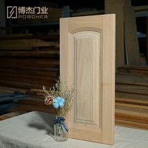 Solid wood cabinet door custom cabinet door Factory Direct Red Oak light luxury book cabinet door wine cabinet door custom-made