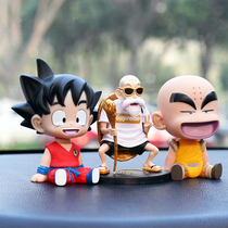 Creative dragon ball car ornaments shaking his head Sun Wukong turtle Fairy cartoon car center console jewelry mens personality