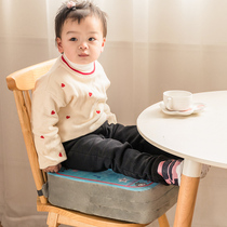 Childrens dining chair cushion Home booster cushion Cartoon chair cushion seat thickened chair winter cute plush fart pad
