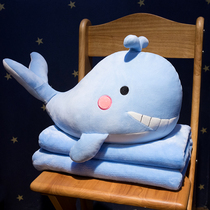 Creative pillow quilt dual-use multi-functional personality cute office car cushion sofa lunch break pillow blanket