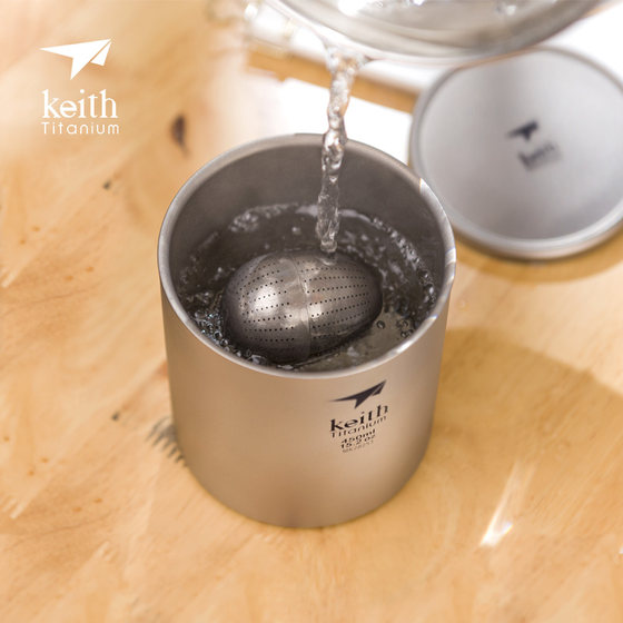 KEITH KAISI TITAINIUM TEA CUP 더블 레이어 스케일링 방지 워터 컵 절연 컵 야외 홈 오피스 커피 컵 순수 티타늄 티 컵 KEITH KAISI TITAINIUM TEA CUP 더블 레이어 스케일링 방지 워터 컵 절연 컵 야외 홈 오피스 커피 컵 순수 티타늄 티 컵