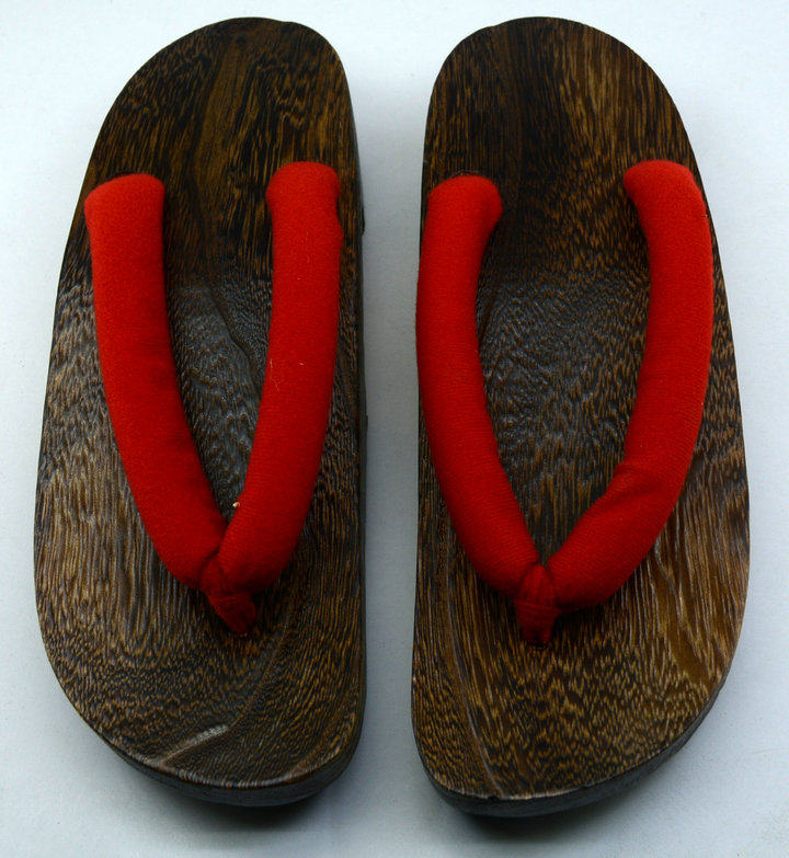 神里绫华cosplay桐木半月实木木屐凉鞋半月鞋好穿不累