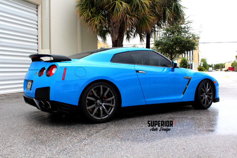 美国3m进口车身贴膜1080 铸造级高亮深邃蓝gloss intense blue