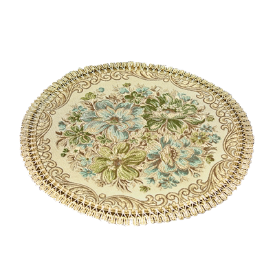 欧式餐垫餐桌垫杯垫花瓶垫碗垫垫子布艺烟灰缸垫隔热垫圆形垫布垫