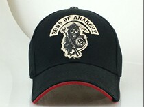 SOA Baseball Cap Skull Embroidery Hat Mixed Son Baseball Cap Motorcycle Hat