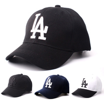 Women Men LA Dodgers Baseball Cap Mens and Womens Letter Cap LA Embroidered Baseball Cap
