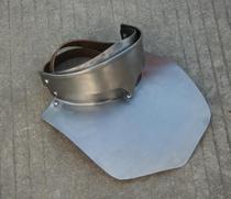 (Gothic throat armor) neck guard armour medieval knight plate armor Western collection bucket Helmet helmet