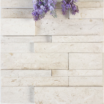 Stone mosaic wall stickers 3d background wall Moonlight beige bright face logo porch toilet tile balcony living room