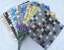 Colored ceramic mosaic bathroom Bathroom Kitchen background wall pool pool tub balcony waistline wave line