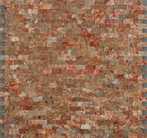 Natural stone mosaic wall sticker marble agate red section 3d background wall bar living room bathroom balcony