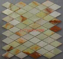 Marble mosaic tile Afghan Jade Diamond Bar bathroom toilet background wall sticker living room