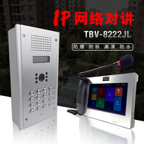 IP Network Two-way Visible Talkback Extension School Prisons Two-way Broadcast Push-to-talk Pushback Digital Dial Keyboard