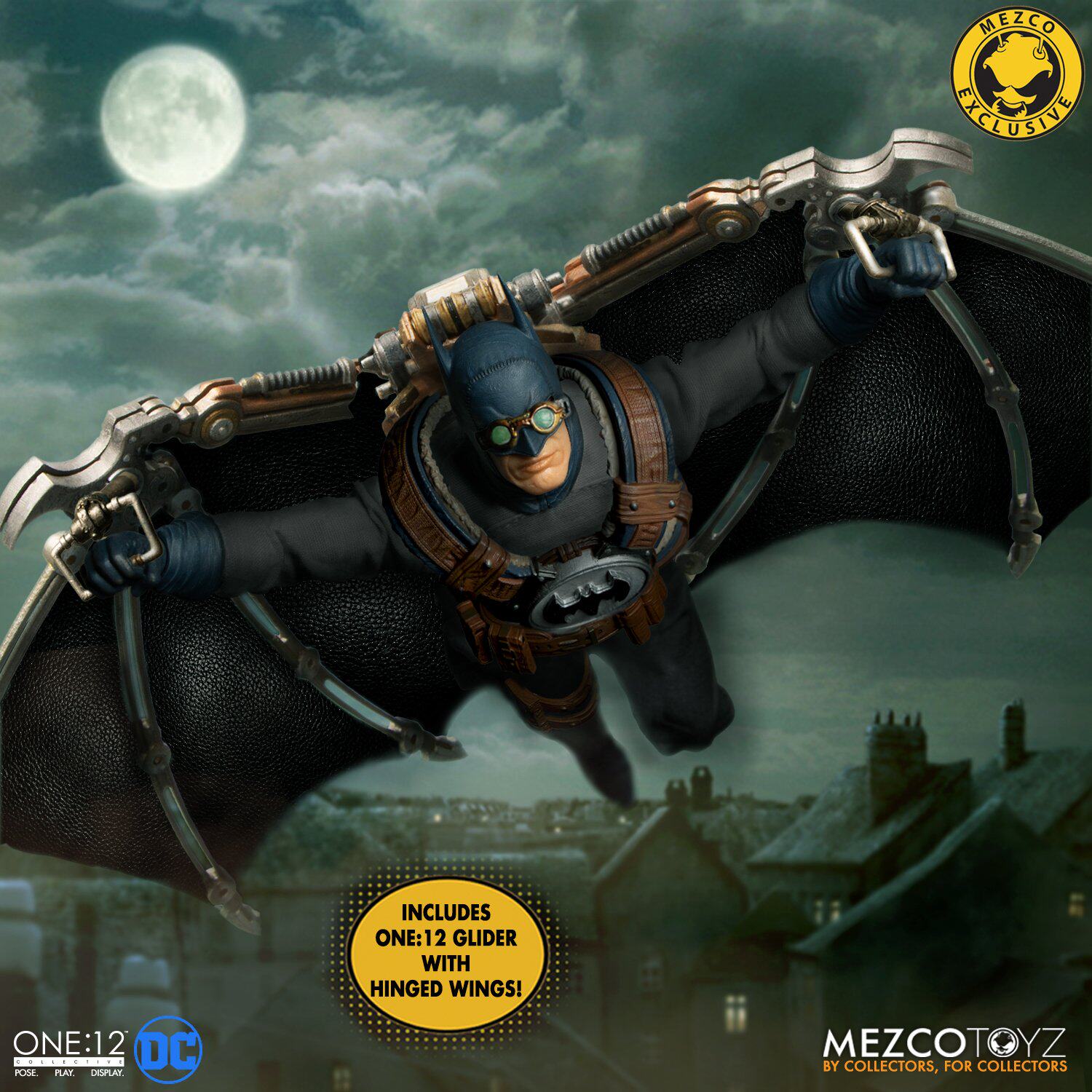 mezco蚂蚁 one:12 dc 蝙蝠侠 哥谭煤气灯 限定