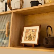 Japan imported wood fine work handmade wooden mosaic painting Twelve Zodiac animal solid wood hanging painting Japanese decorative painting