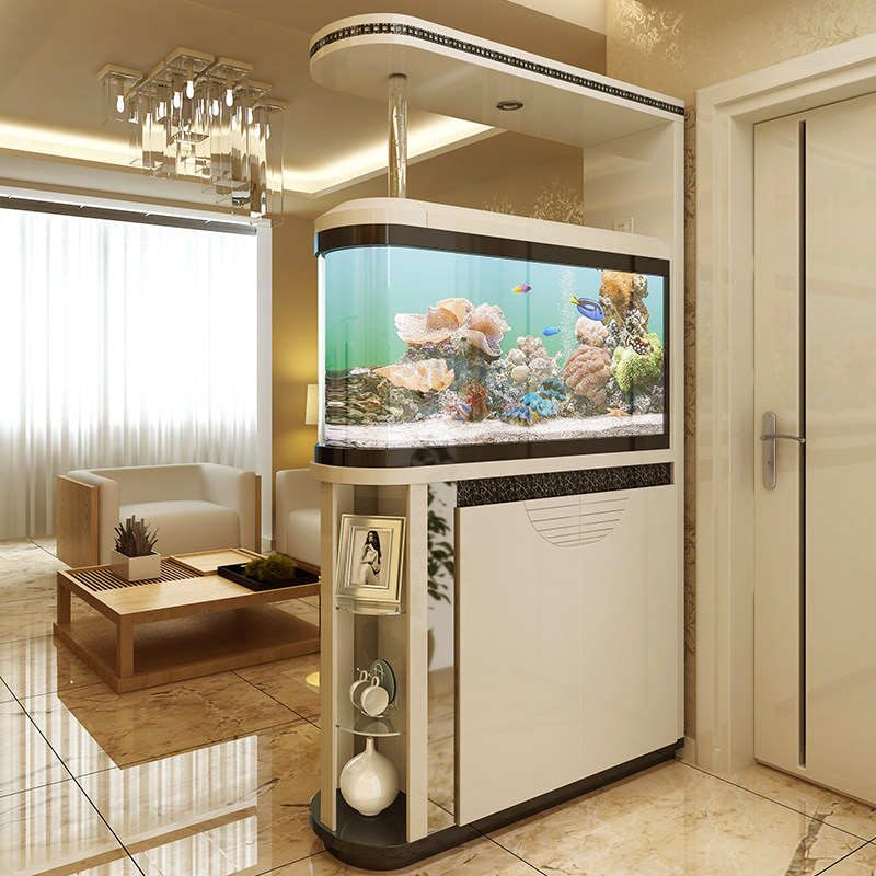 思欧迪水族带鱼缸玄关酒柜