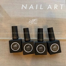 NPCNailArt sand black 2 0 multifunctional glue tearable bottom glue bright surface frosted Russian seal layer wash-free manicure