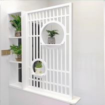 Skeleton partition screen lattice living room Chinese carved board ceiling shape wood carved entrance grille decorative through the flower board