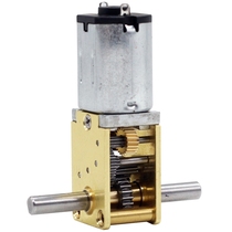 Toy motor DC diy small production model mini double output shaft turbo Rod reduction gear small motor