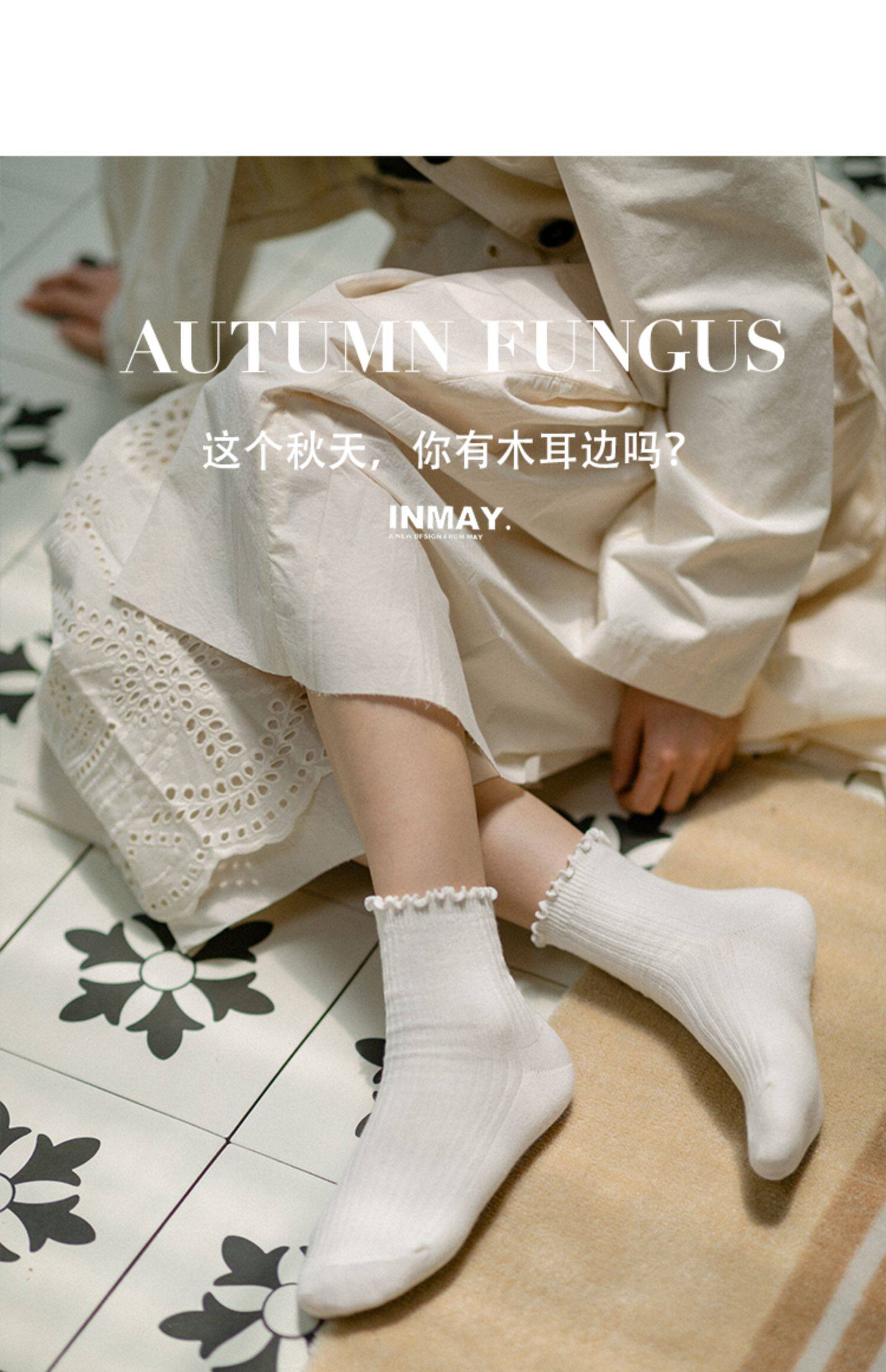 靴下物春夏日系棉质短袜韩版学院风薄款透气袜子竖条纹木耳边女袜