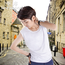 Biku les cotton summer cos corset chest long bandage conventional solid color handsome t sports vest TT corset underwear