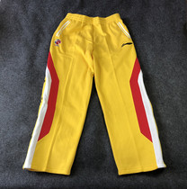 Li Ning sponsored the CBA Jiangsu Grand Saint players version of hot body running basket long pants for mens sports hot body buckle pants