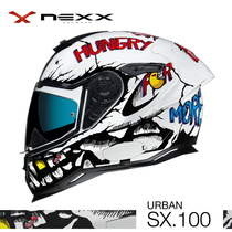 Portugal X NEXX SX 100R hungry mile venom sports Moto locomotive helmet big tail