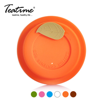 teatime silicone water cup lid creative dustproof blade tight snap type suitable for 8 5cm cup mouth