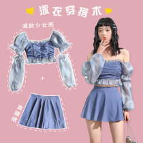 Fugas Sugar Girl Swimsuit Swimsuit Woman Split Bubble Spa 2021 New Exploits With Sweet And Cute Teenage Girl Online Red Wind