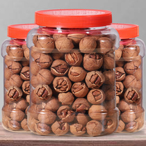 New product of the month Big seed Linan hand-peeled pecans thin shell walnuts 1 can fried nut kernels Snack specialty