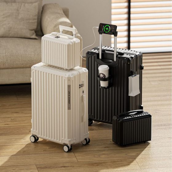 Korean trolley suitcase 20-inch boarding student suitcase multi-function universal wheel mute child box 24
Korean trolley suitcase 20-inch boarding student suitcase multi-function universal wheel mute child box 24