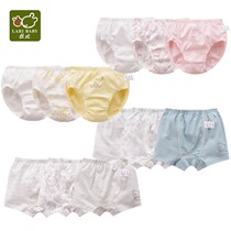 Rabbi Rabbi Boys and Girls Underpants Triangle Boxer Baby LPGAZ12908 Summer Thin Cotton 3