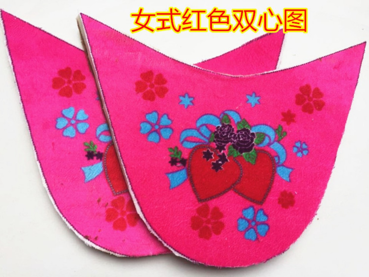 亏本清仓送包边手工棉拖鞋半成品鞋面 内层海棉加长毛材料面鞋头