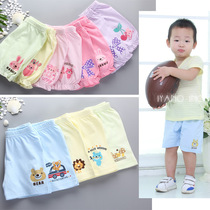 Day-series children shorts pure cotton male and female baby boy shorts full cotton thin trousers