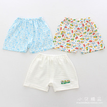 Boy shorts day series pure cotton children thin strips of bamboo joints cotton boys baby boys shorts shorts 3 dress