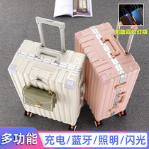Luggage insnet red new password lock 2022 tide high-end strong durable girl special male password box