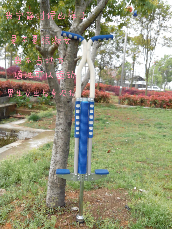 中国名牌本步特价促销双杆娃娃跳弹跳器成人弹跳杆增高跳