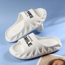 ALEX slippers mens trendy outdoor summer new Korean version of all-match stepping on shit feeling soft bottom non-slip wear outside the beach word drag