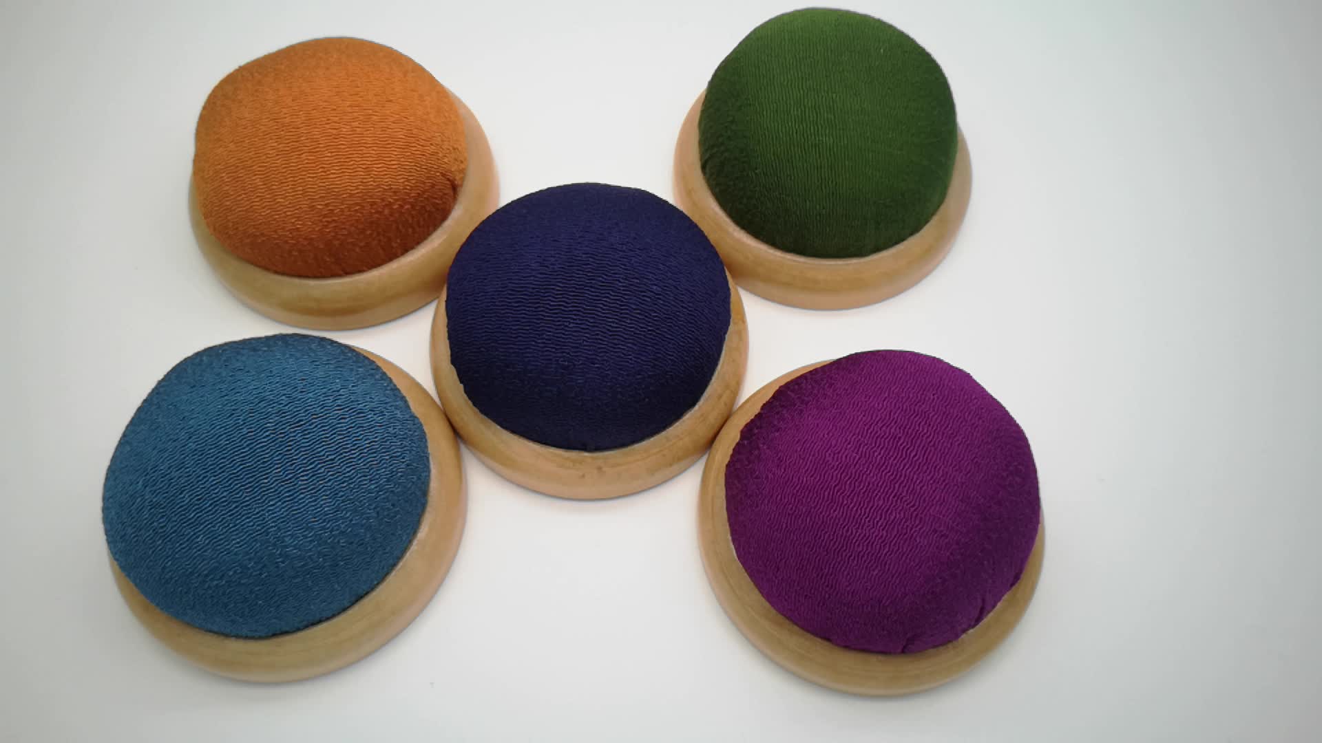free shipping needle wooden base pin cushion handmade sewing