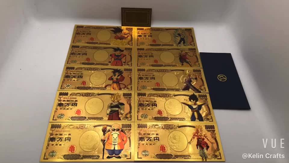 yen 24k gold banknote for classic childhood nic collection gift