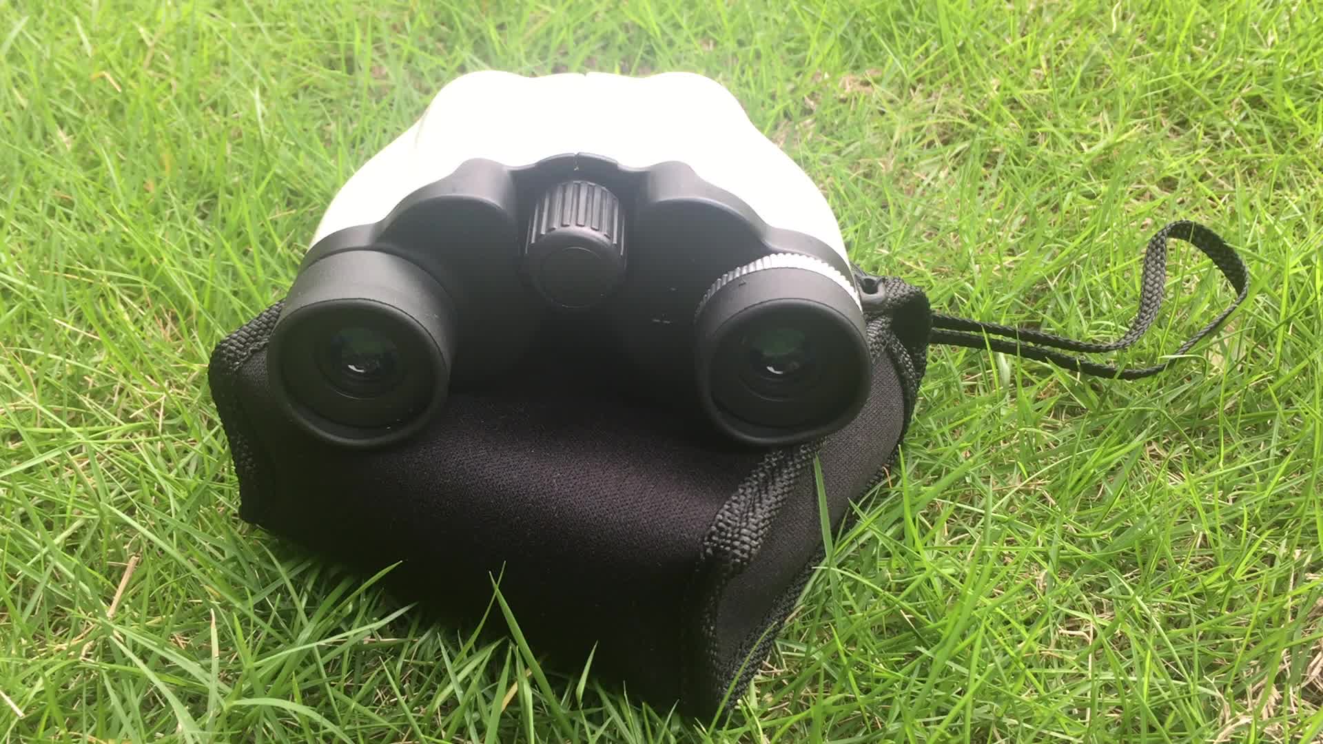 中国供应商轻量级折叠望远镜口袋小 10x22 紧凑型成人儿童望远镜