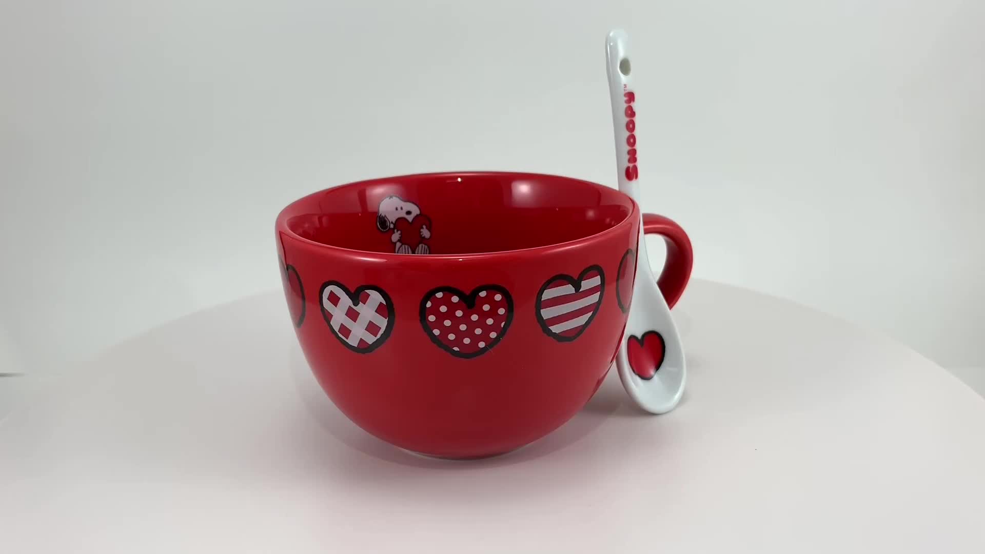 hot selling 12oz custom logo coffee ceramic mug with spoon