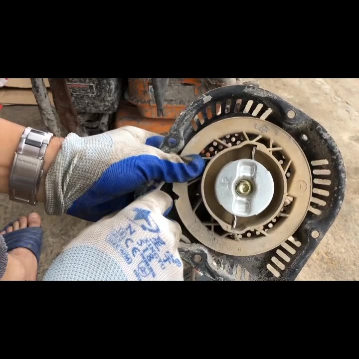 汽油微耕机配件启动拉盘168f170威马隆鑫百利通涪柴巴士八角拉盘