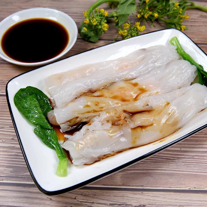 北京发货 虾仁肠粉 速冻外卖堂食 潮汕鲜虾肠粉点心早餐半成品